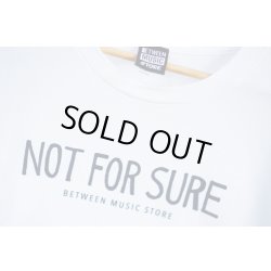 画像3: NOT FOR SURE T-SHIRT (WHITE/NAVY)