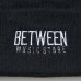 画像2: BETWEEN MUSIC STORE LOGO BEANIE (BLACK) (2)