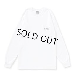 画像1: BETWEEN MUSIC STORE L/S POCKET T-SHIRT (WHITE)