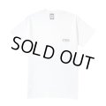 BETWEEN MUSIC STORE LOGO POCKET T-SHIRT (WHITE/BLACK)