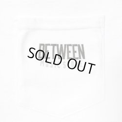 画像2: BETWEEN MUSIC STORE LOGO POCKET T-SHIRT (WHITE/BLACK)