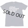 J Dilla "ALIASES" T-SHIRT (INDIGO BLUE)