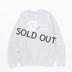 画像2: BETWEEN MUSIC 2018 LOGO CREW NECK (GRAY)