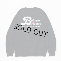 画像2: BETWEEN MUSIC 2018 LOGO CREW NECK (BLACK)