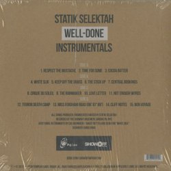 画像2: Statik Selektah / Well-Done Instrumentals