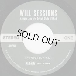 画像2: Will Sessions / Memory Lane c/w Detroit State Of Mind 