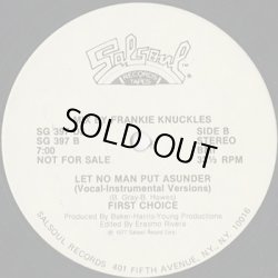 画像2: First Choice / Let No Man Put Asunder