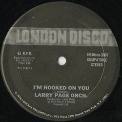 画像2: Larry Page Orchestra / Erotic Soul c/w I'm Hooked On You