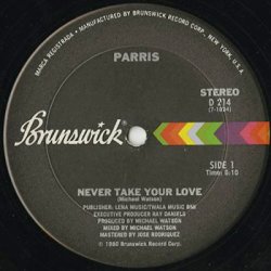 画像1: Parris / Never Take Your Love