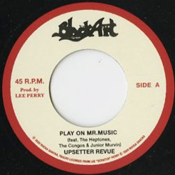 画像1: Upsetter Revue / The Silvertones - Play On Mr. Music / Rejoice Jah Jah Children (Dub Plate Mix)