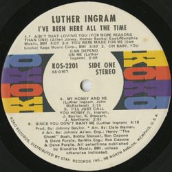 画像3: Luther Ingram / I've Been Here All The Time