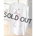 ADU TEE 2nd Press (WHITE×PINK) by thePOPMAG STORE