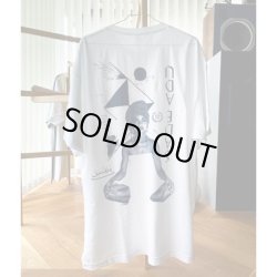 画像1: ADU TEE 2nd Press (WHITE×NAVY) by thePOPMAG STORE (T-Shirts)