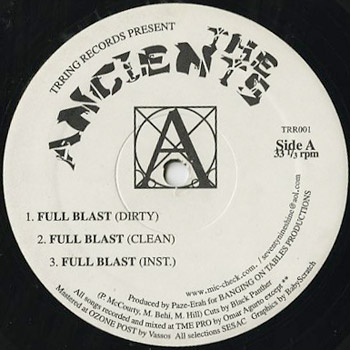 The Ancients / Full Blast c/w NY2K