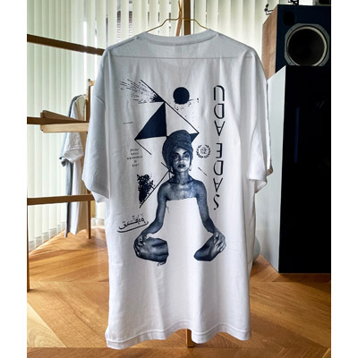 ADU TEE 2nd Press (WHITE×NAVY) by thePOPMAG STORE (T-Shirts)