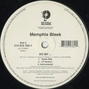 画像: Memphis Bleek ‎/ Do My... c/w I Get High