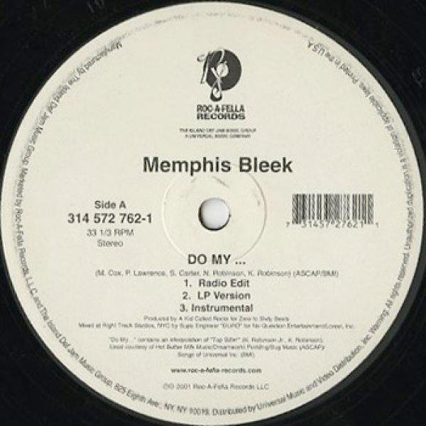 画像1: Memphis Bleek ‎/ Do My... c/w I Get High (1)