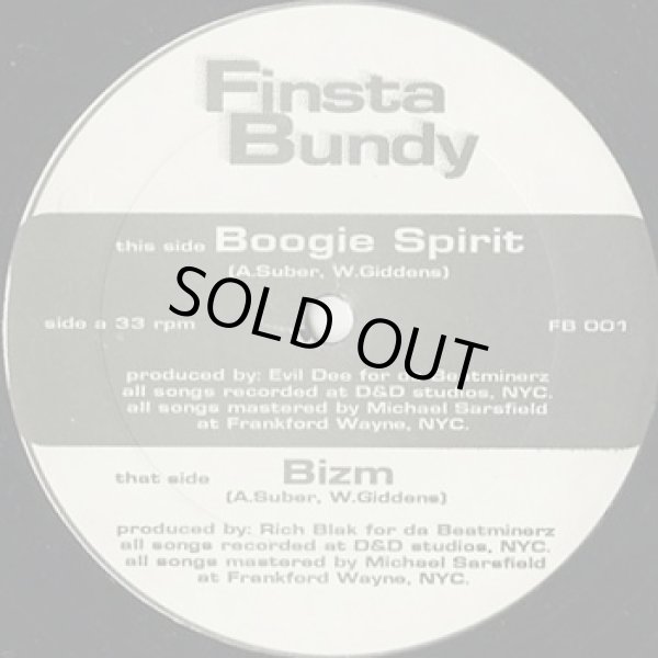 画像1: Finsta Bundy / Boogie Spirit cw Bizm (1)