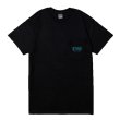 画像1: BETWEEN MUSIC STORE LOGO POCKET T-SHIRT (BLACK) (1)