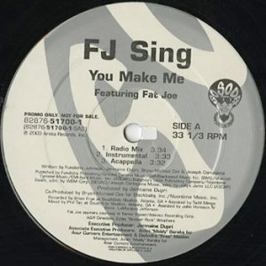 画像: FJ Sing ‎/ You Make Me c/w Love 2003