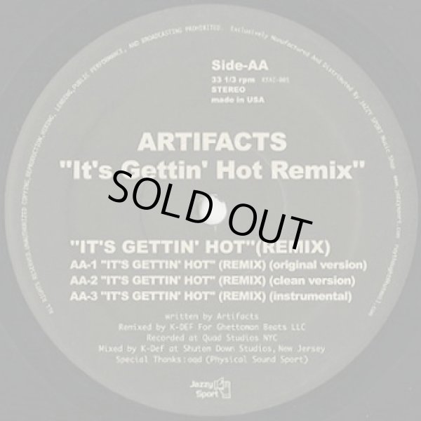 画像2: El Da Sensei ‎/ So… c/w Artifacts / It's Gettin' Hot Remix (2)