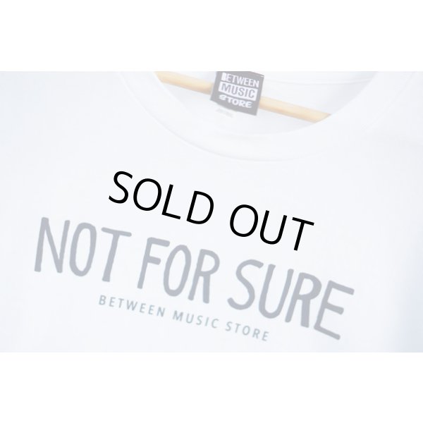 画像3: NOT FOR SURE T-SHIRT (WHITE/NAVY) (3)