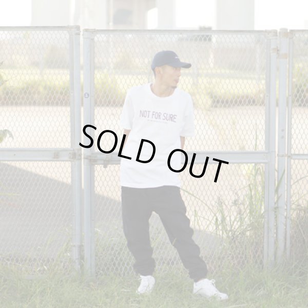 画像6: NOT FOR SURE T-SHIRT (WHITE/NAVY) (6)