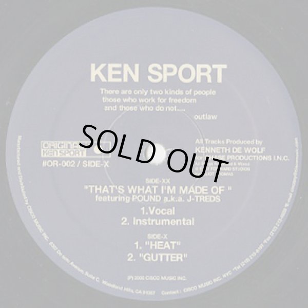 画像2: Ken Sport ‎/ That's What I'm Made Of (2)