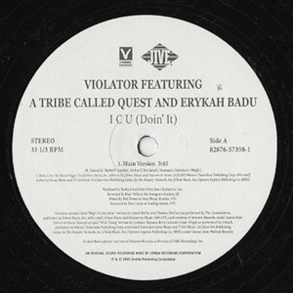 画像2: A Tribe Called Quest & Erykah Badu ‎/ I C U (Doin' It) (2)