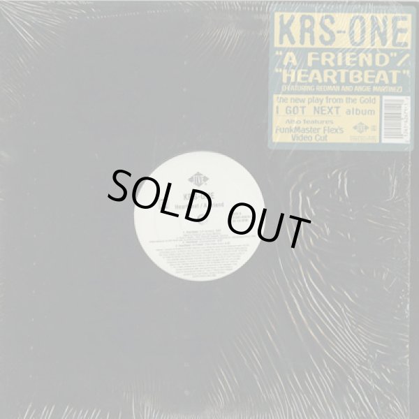 画像1: KRS-One ‎/ A Friend c/w Heartbeat (1)