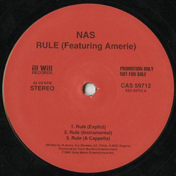 画像1: Nas ‎/ Rule (1)