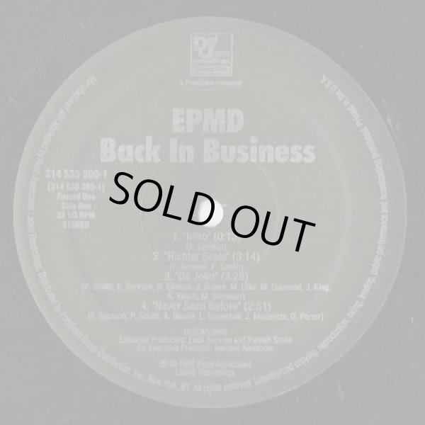 画像3: EPMD / Back In Business (3)