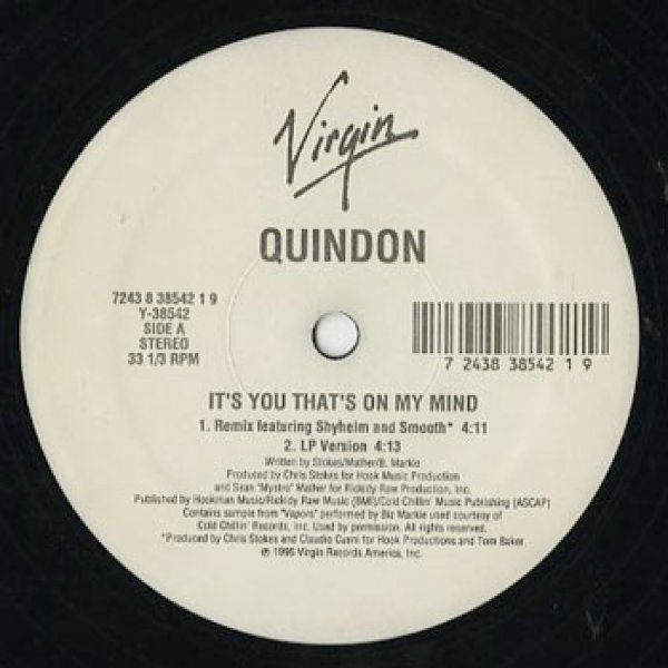 画像2: Quindon / It’s You That’s On My Mind (12") (2)