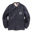 画像1: "TAMBOURINE" NYLON COACH JACKET (NAVY) (1)