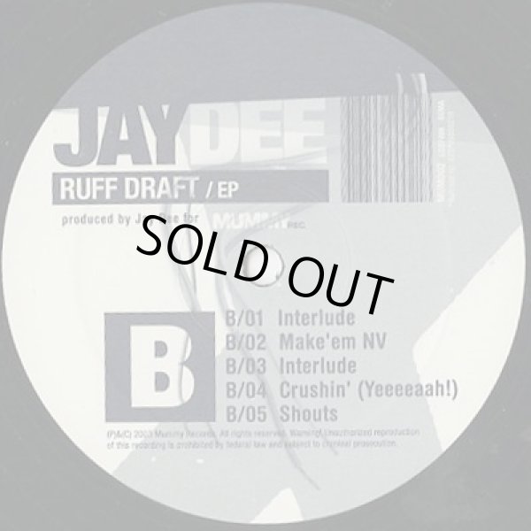 画像4: J Dilla a.k.a. Jay Dee / Ruff Draft EP (4)