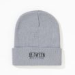 画像1: BETWEEN MUSIC STORE LOGO BEANIE (GRAY) (1)