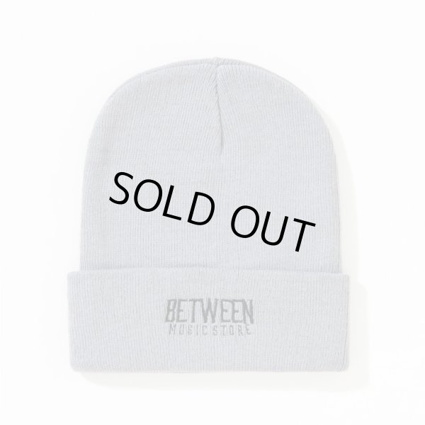 画像1: BETWEEN MUSIC STORE LOGO BEANIE (GRAY) (1)