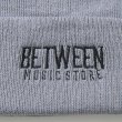 画像2: BETWEEN MUSIC STORE LOGO BEANIE (GRAY) (2)