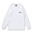 画像1: BETWEEN MUSIC STORE L/S POCKET T-SHIRT (WHITE) (1)