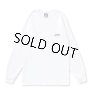 画像: BETWEEN MUSIC STORE L/S POCKET T-SHIRT (WHITE)