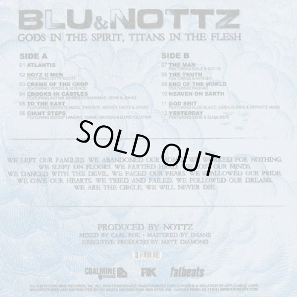 画像2: Blu & Nottz / Gods In The Spirit, Titans In The Flesh (2)
