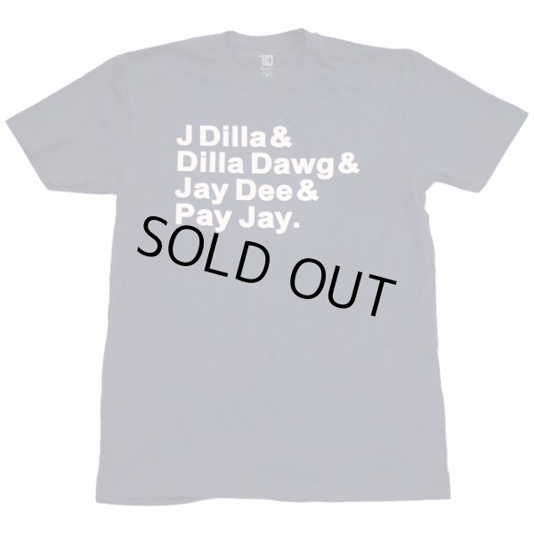 画像1: J Dilla "ALIASES" T-SHIRT (INDIGO BLUE) (1)