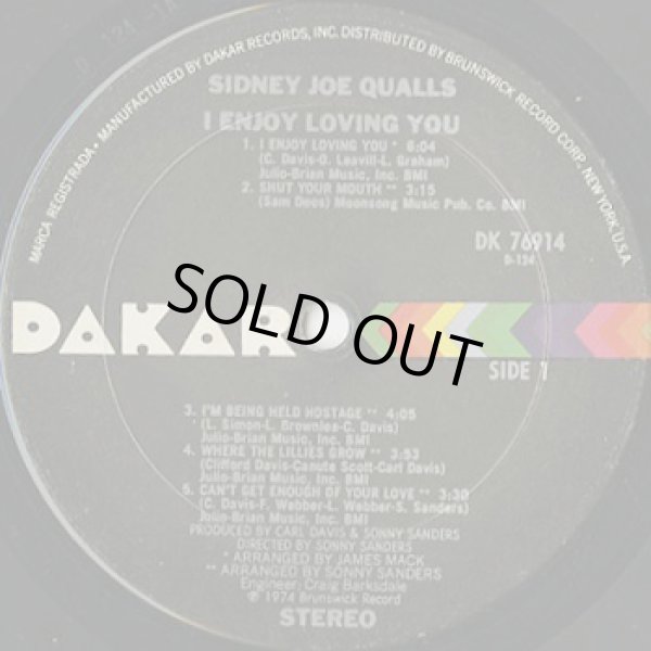 画像3: Sidney Joe Qualls / I Enjoy Loving You (3)