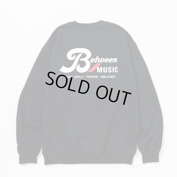 画像2: BETWEEN MUSIC 2018 LOGO CREW NECK (BLACK) (2)