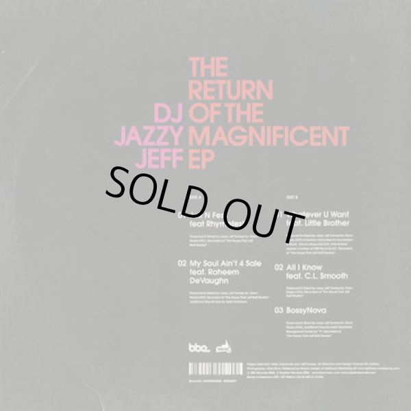 画像2: DJ Jazzy Jeff / The Return Of The Magnificent EP (2)