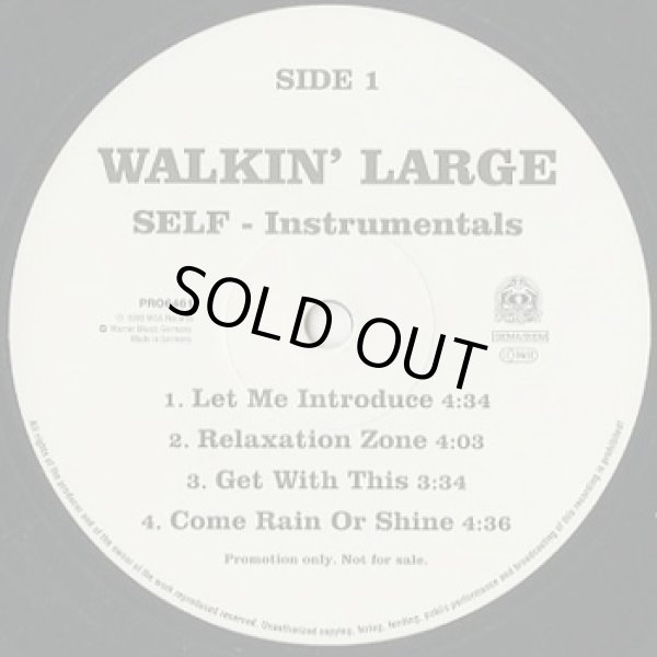 画像1: Walkin' Large / Self (Instrumentals) (1)