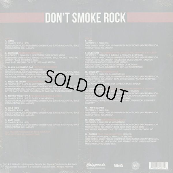 画像2: Smoke DZA × Pete Rock / Don’t Smoke Rock (2)