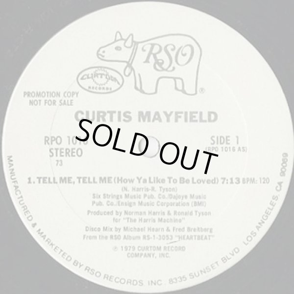 画像2: Curtis Mayfield / Tell Me, Tell Me (How Ya Like To Be Loved) (2)
