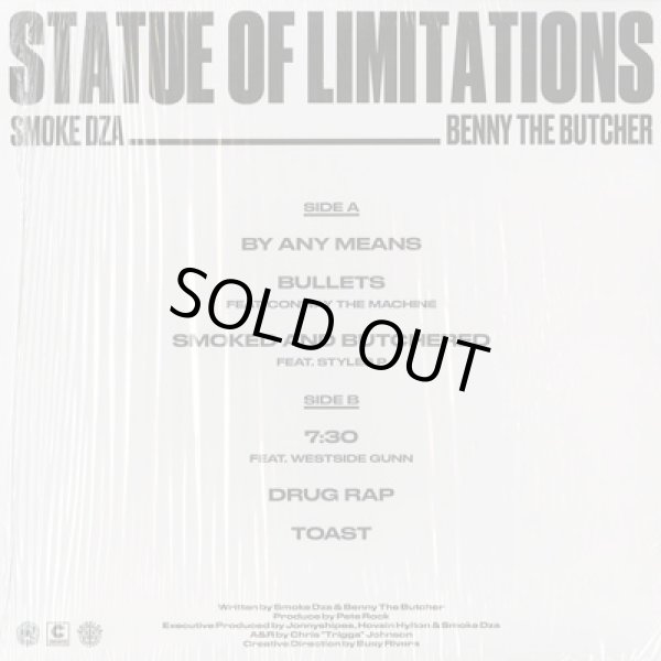 画像2: Smoke DZA & Benny The Butcher / Statue of Limitations (2)