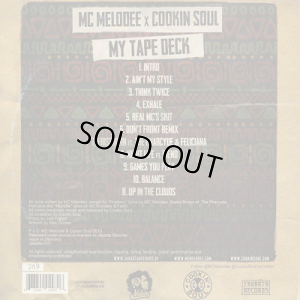 画像2: MC Melodee X Cookin Soul / My Tape Deck (2)